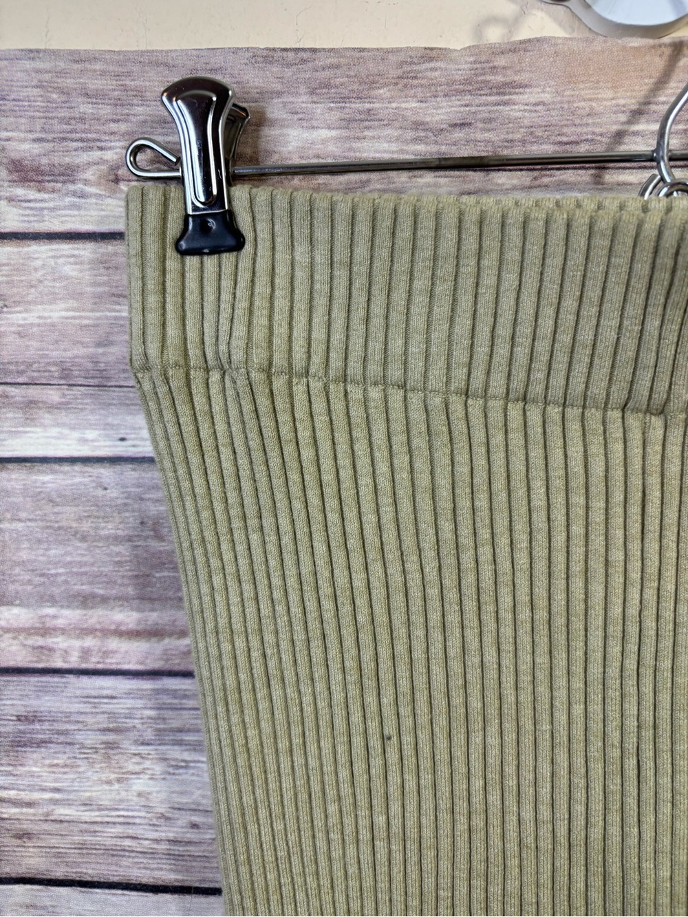 Lunya Green Ribbed Leggings Cotton silk Blend Size Small - Picture 2 of 8